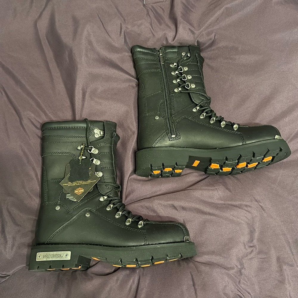 Harley Davidson black boots